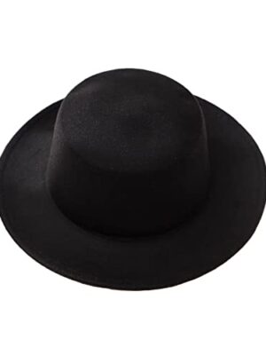Black Fedora Hat for Party, Cosplay, Wedding