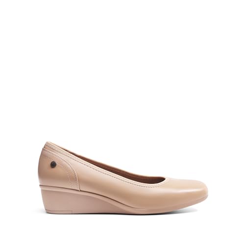 Wedge Low Heels Square Toe Pumps