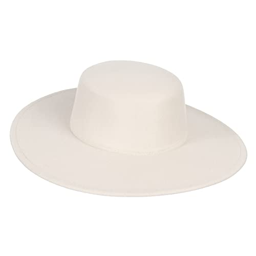 Wide Brim Fedora Hat for Men