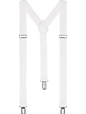 Adjustable 25mm Slim Trouser Braces with Clips