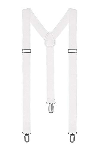 Adjustable 25mm Slim Trouser Braces with Clips
