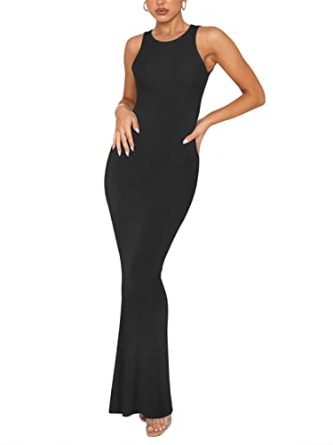 Summer Sleeveless Halter Maxi Dress