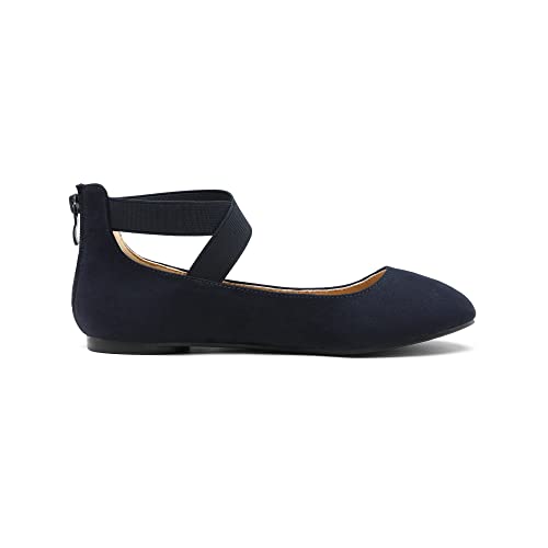 Ballerina Flats with Elastic Straps