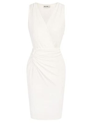 Sleeveless Sequin V-Neck Dress
