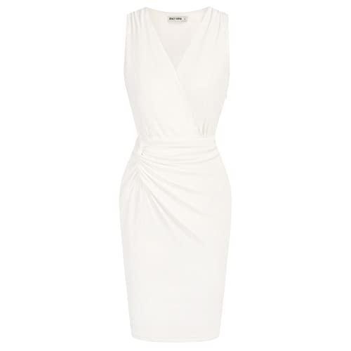 Sleeveless Sequin V-Neck Dress