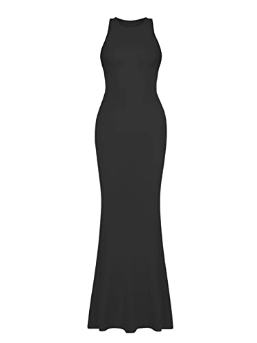 Summer Sleeveless Halter Maxi Dress