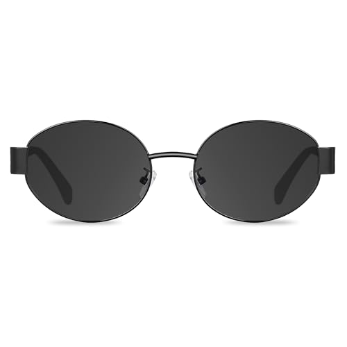 Polarized Oval Sunglasses UV400 Protection