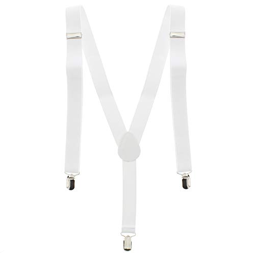 Adjustable 25mm Slim Trouser Braces with Clips