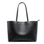 Waterproof PU Tote Bag, Large, Zipper