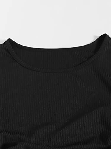 Drawstring Ruched Mini Dress