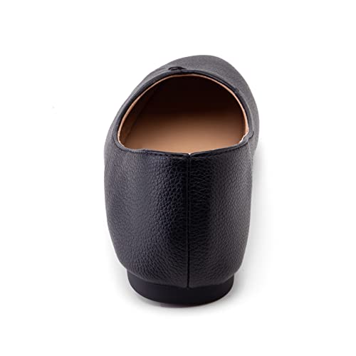 Slip-On Square Toe Flats