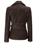 Long Lambskin Leather Motorcycle Jacket