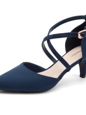 Pointed Toe Kitten Heel Sandals