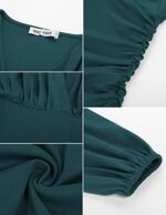 Summer Wrap V-Neck Blouse