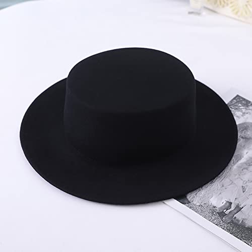 Black Fedora Hat for Party, Cosplay, Wedding