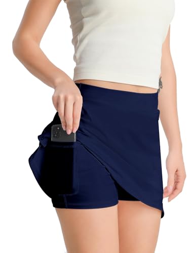 Tennis Skirts with Shorts, Golf Yoga Skorts