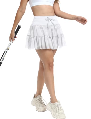 Yoga Skort with Pockets High Waist
