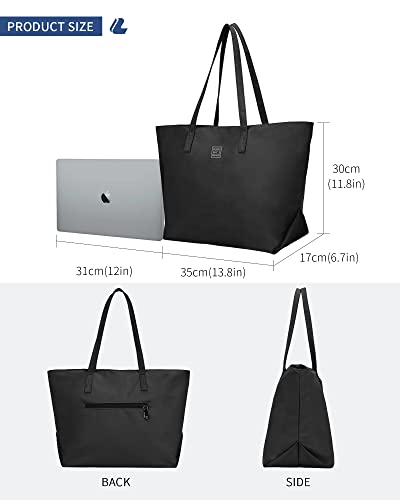 49cm Water Resistant Tote Bag with Zip and Pockets