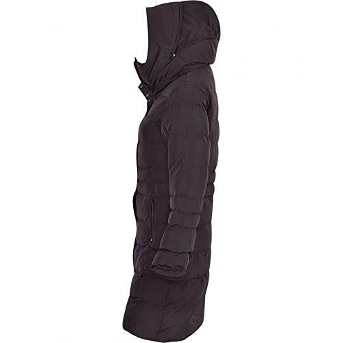 Quilted Winter Parka with Fur Hood