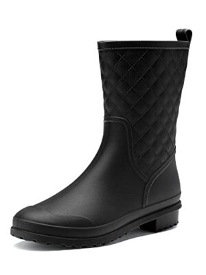 Mid Calf Waterproof Rain Boots