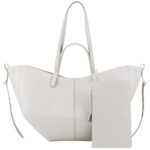 Crescent Tote Bag with Clutch