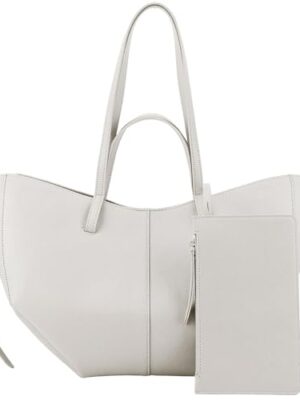 Crescent Tote Bag with Clutch