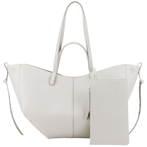 Crescent Tote Bag with Clutch