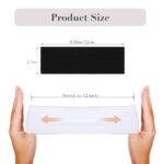 7cm Wide Black Headbands, 2-Pack