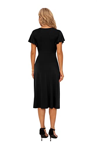 Summer Wrap Dress Casual Floral