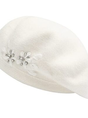 ZLYC Womens Reversible Cashmere Beret Cap