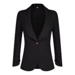 3/4 Sleeve Open Front Blazer