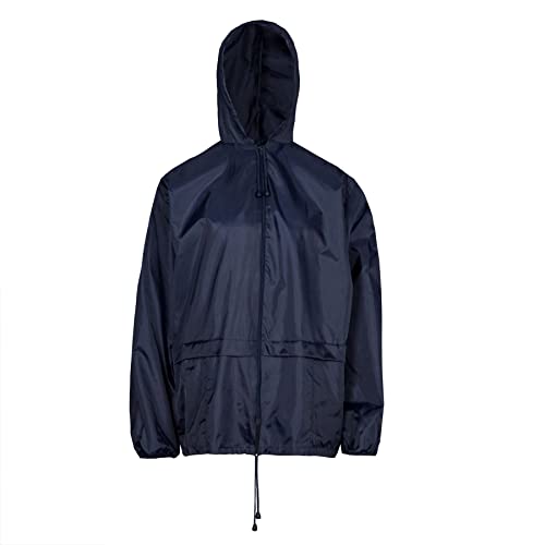 Hooded Raincoat - Water-Resistant, Lightweight