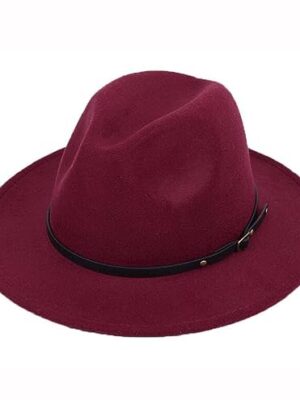 Classic Wool Fedora Hat
