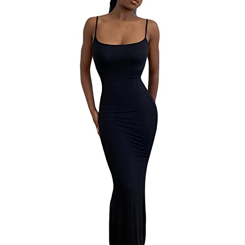 Geagodelia Women's Summer Maxi Dress - Spaghetti Strap