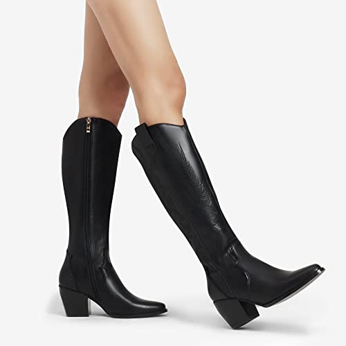 Knee-High Western Cowboy Boots