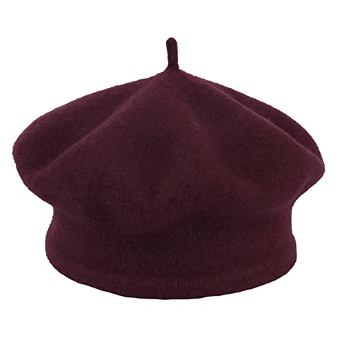 Vintage Wool Beret - French Style Beanie Cap