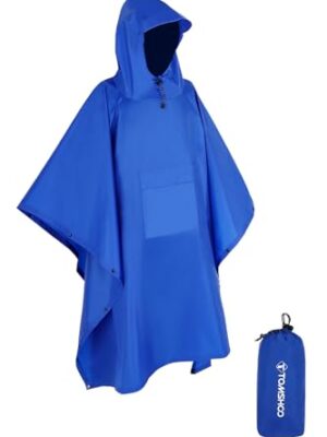 3-in-1 Waterproof Rain Poncho, Tent, Tarpaulin