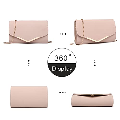 Pink Clutch Handbag