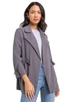 Tie Waist Jacket - Longline Coat