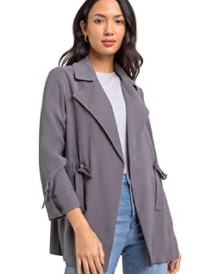 Tie Waist Jacket - Longline Coat