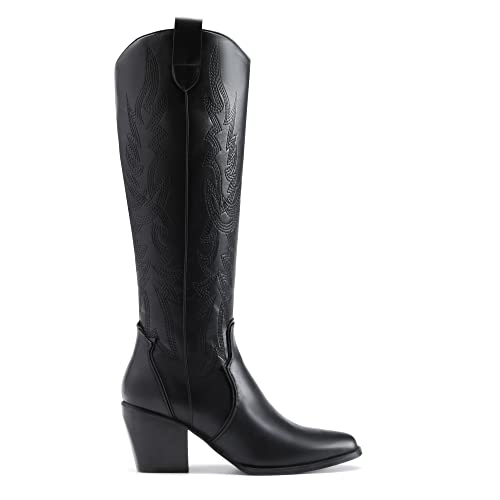 Knee-High Western Cowboy Boots