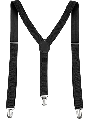 Adjustable Metal Clamp Elastic Suspenders