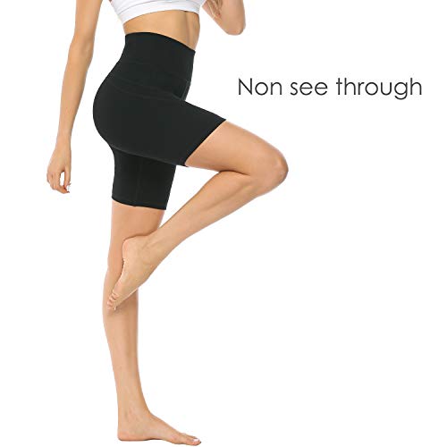 High Waisted Gym Shorts with Pockets