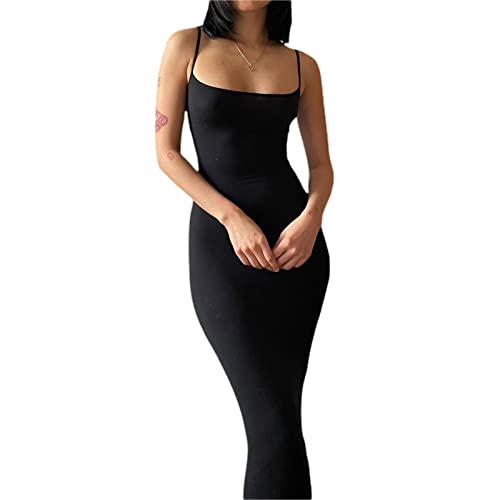 Geagodelia Women's Summer Maxi Dress - Spaghetti Strap