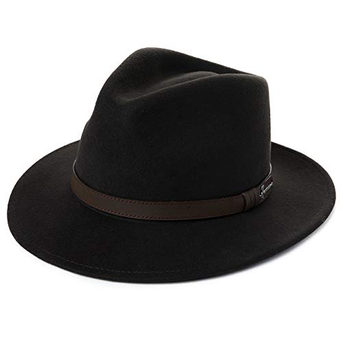 Stylish Wool Fedora Hat: Wide Brim, Trilby Fashion