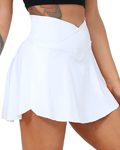 Pleated Tennis Skirt with Shorts Pockets