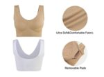 3-Pack Seamless Sports Bra with Removable Pads