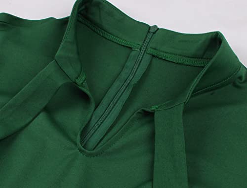 1940s Vintage Keyhole Bowtie Dress