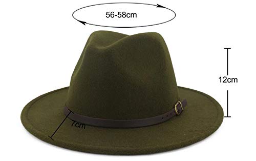 Retro Wide Brim Fedora Hat