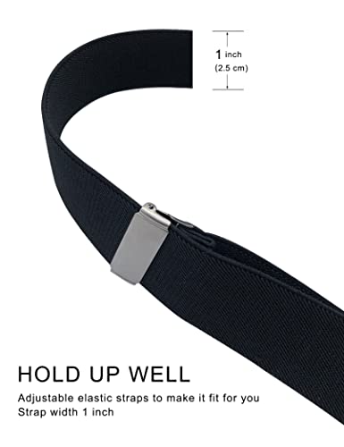 2.5 cm Elastic Braces with Carabiner Hook